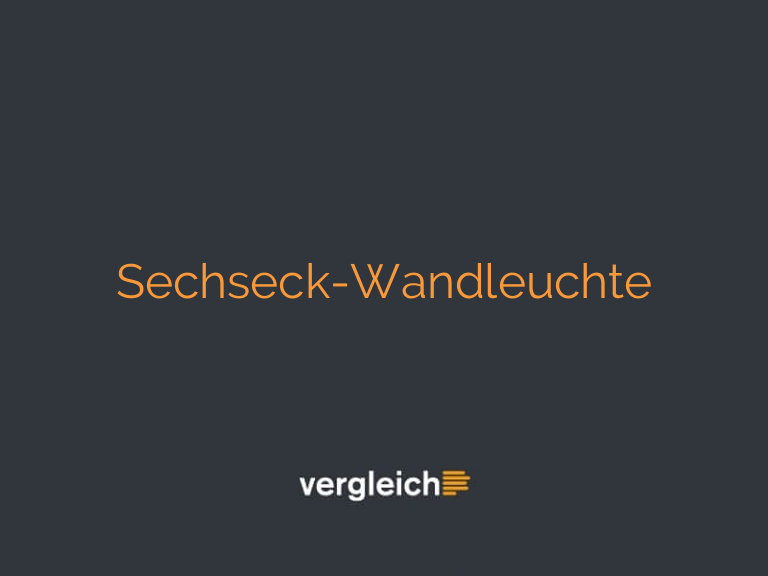 Sechseck-Wandleuchte