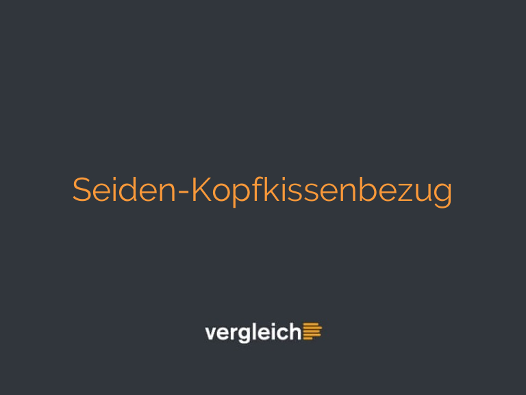 Seiden-Kopfkissenbezug