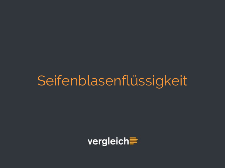Seifenblasenflüssigkeit