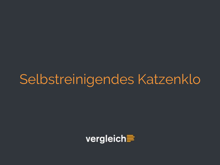 Selbstreinigendes Katzenklo