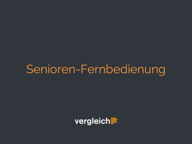 Senioren-Fernbedienung