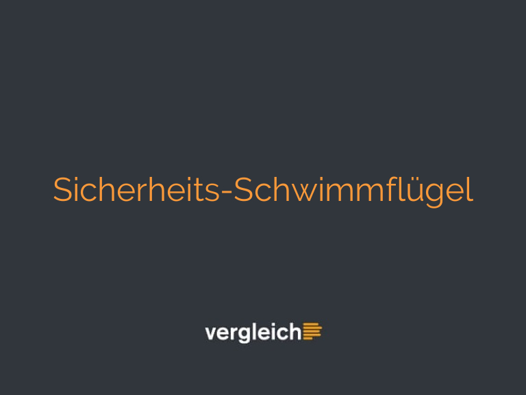 Sicherheits-Schwimmflügel