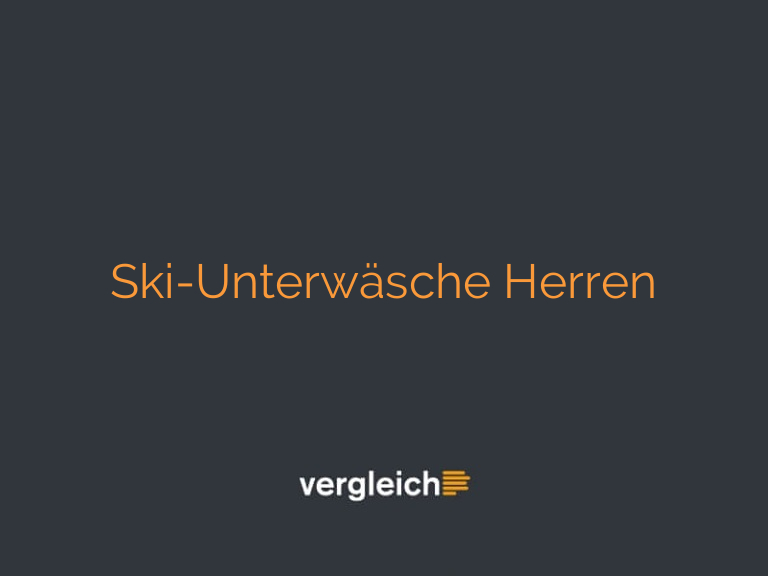Ski-Unterwäsche Herren