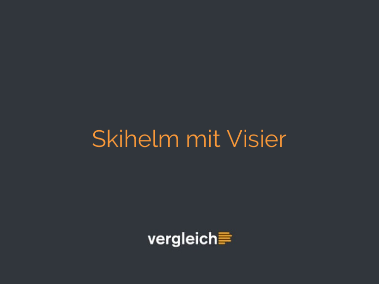 Skihelm mit Visier