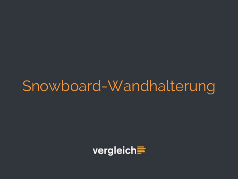 Snowboard-Wandhalterung