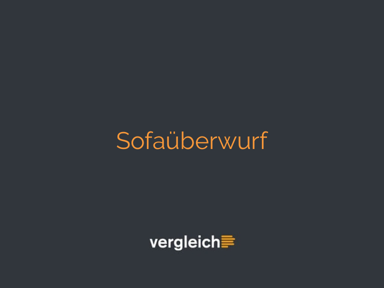 Sofaüberwurf