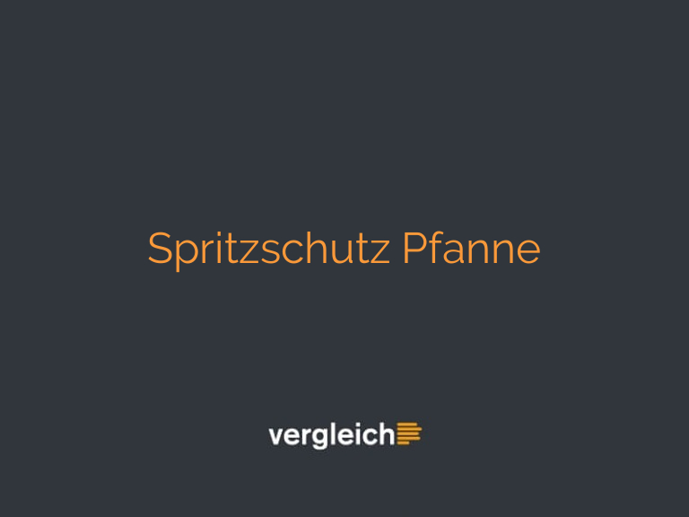 Spritzschutz Pfanne