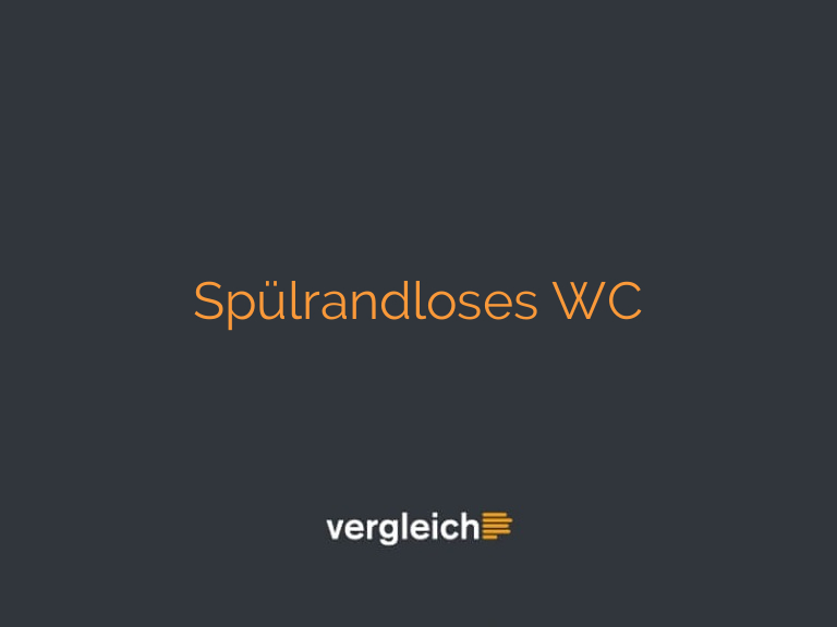 Spülrandloses WC