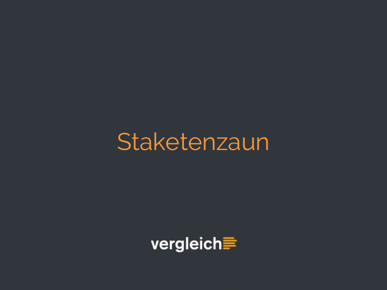 Staketenzaun