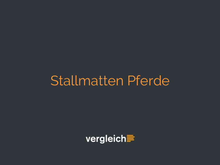 Stallmatten Pferde