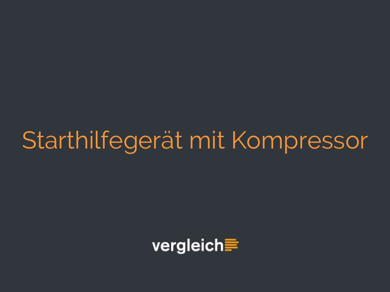 Starthilfegerät mit Kompressor