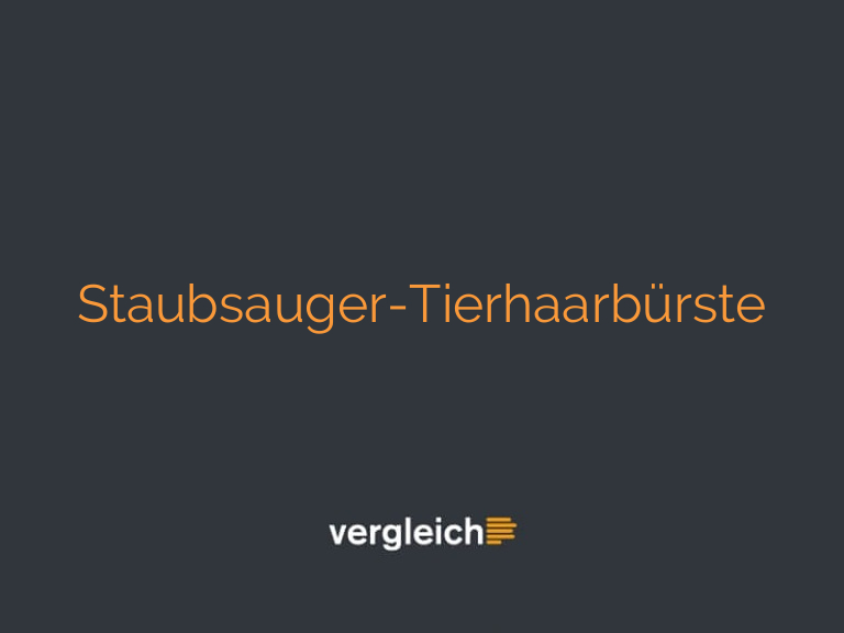 Staubsauger-Tierhaarbürste