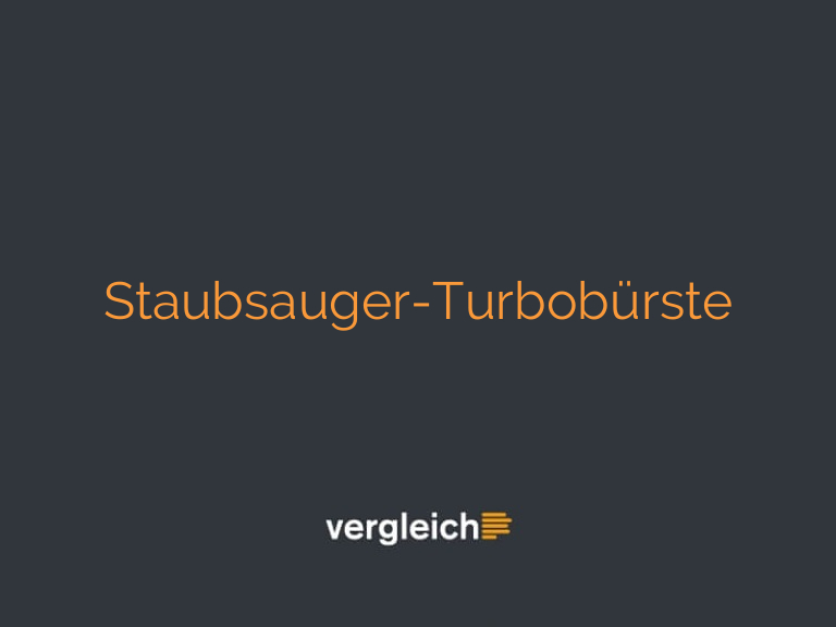 Staubsauger-Turbobürste