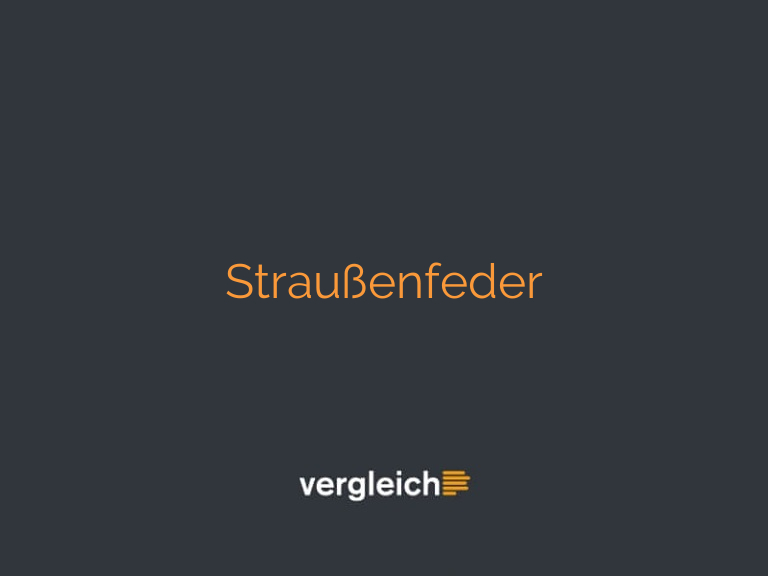 Straußenfeder
