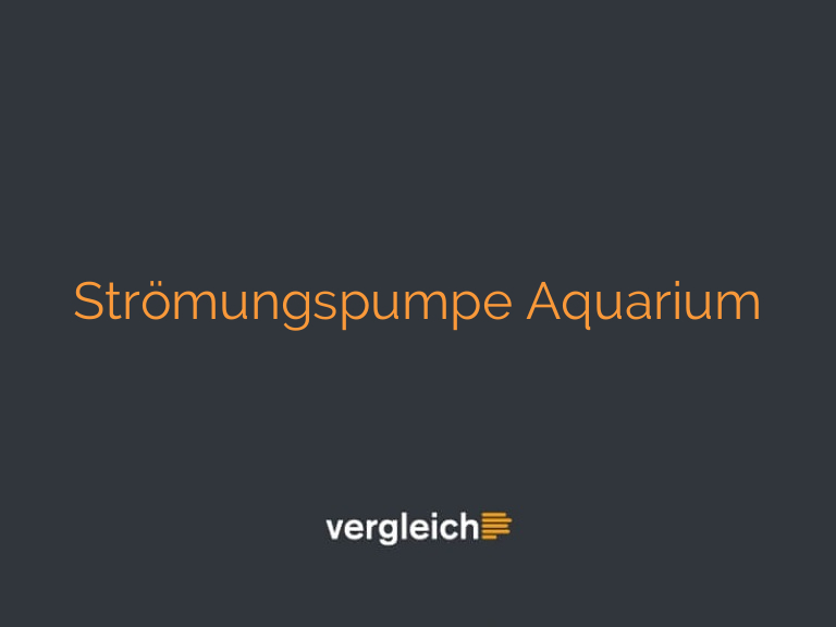 Strömungspumpe Aquarium