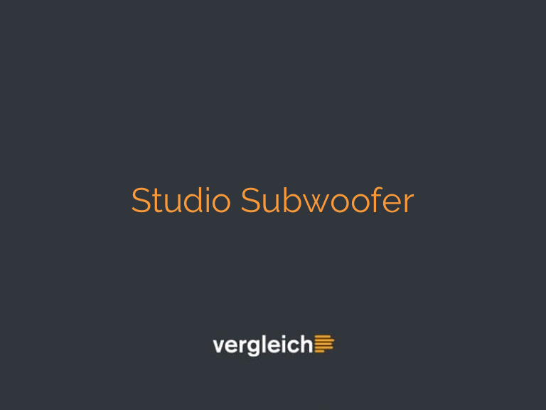 Studio Subwoofer