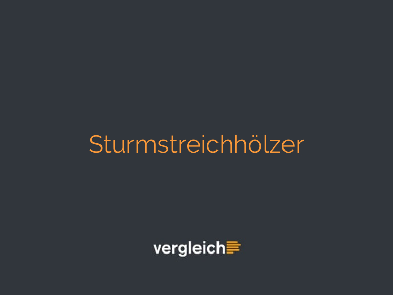 Sturmstreichhölzer