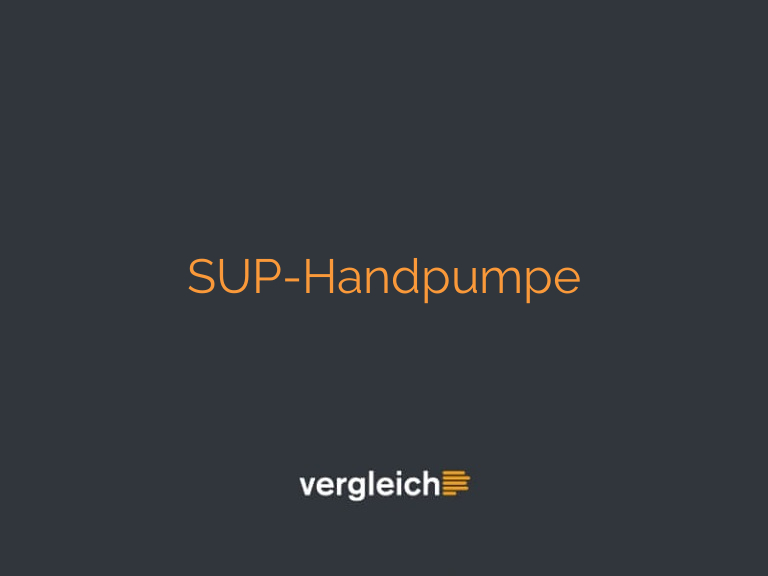 SUP-Handpumpe