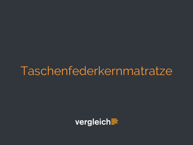 Taschenfederkernmatratze