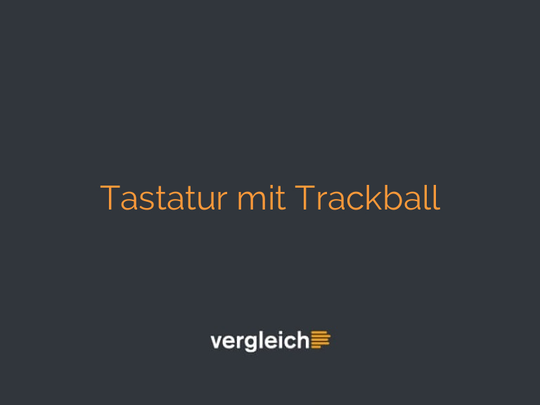 Tastatur mit Trackball