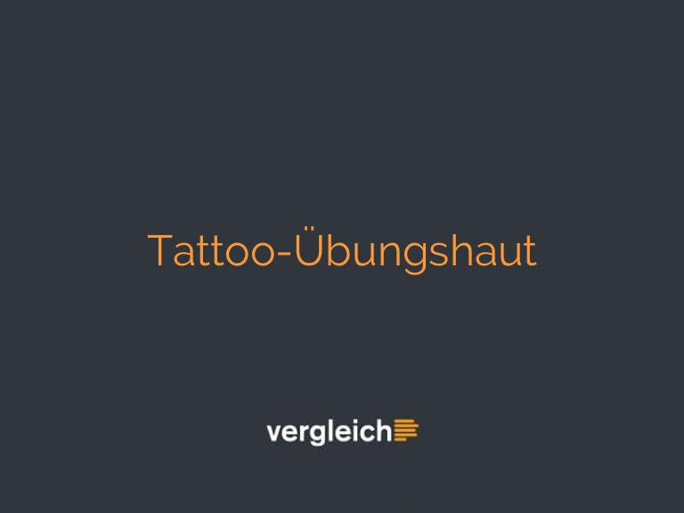 Tattoo-Übungshaut