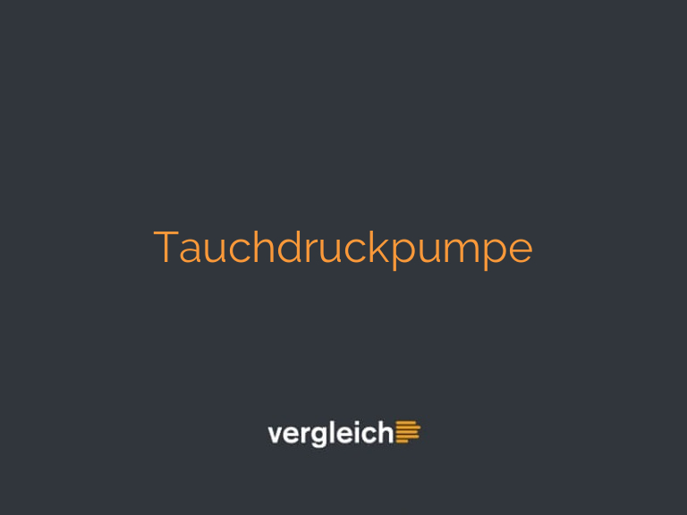 Tauchdruckpumpe