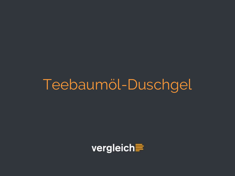 Teebaumöl-Duschgel
