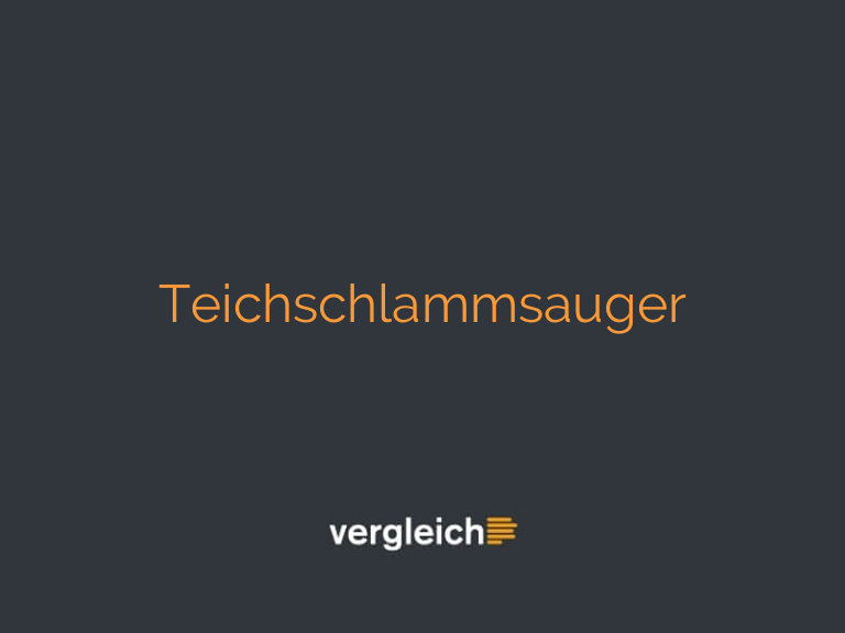 Teichschlammsauger