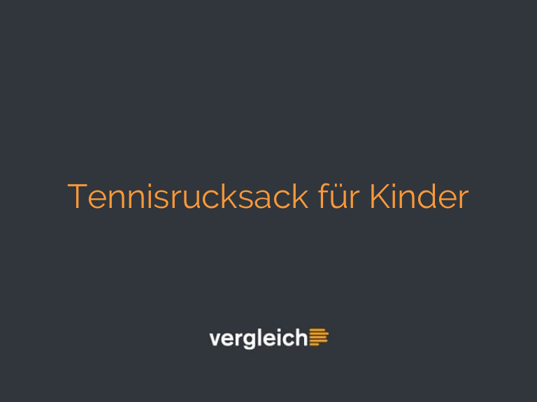 Tennisrucksack für Kinder