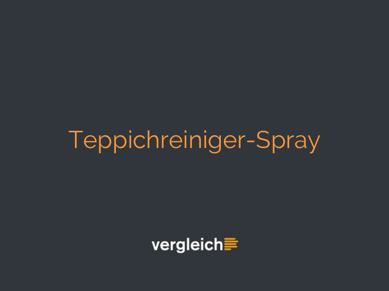 Teppichreiniger-Spray
