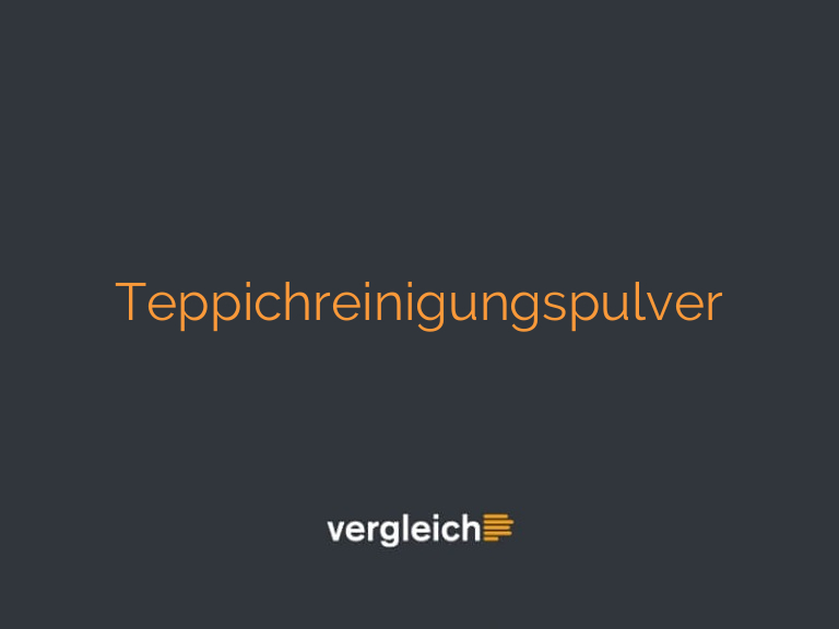 Teppichreinigungspulver