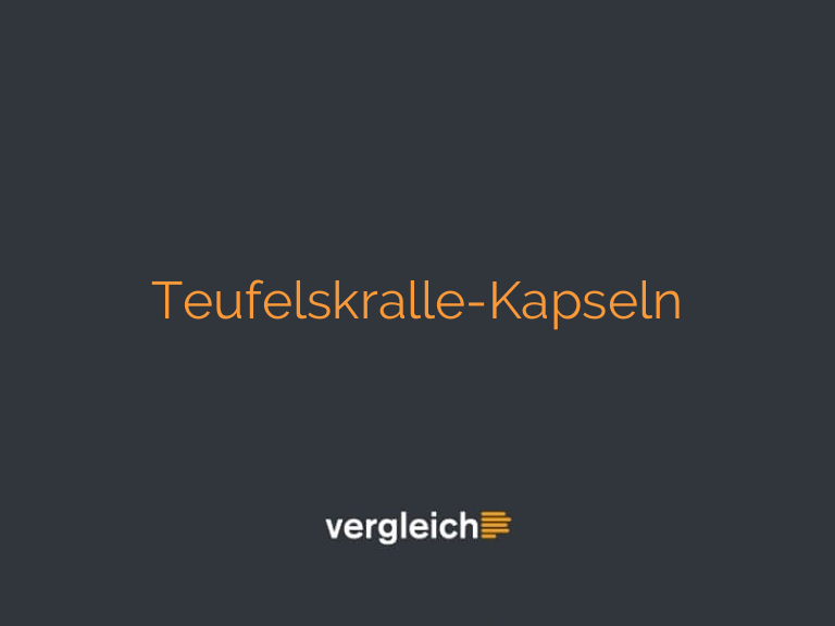 Teufelskralle-Kapseln