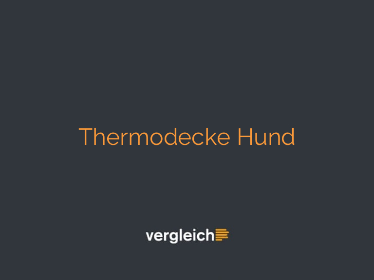 Thermodecke Hund