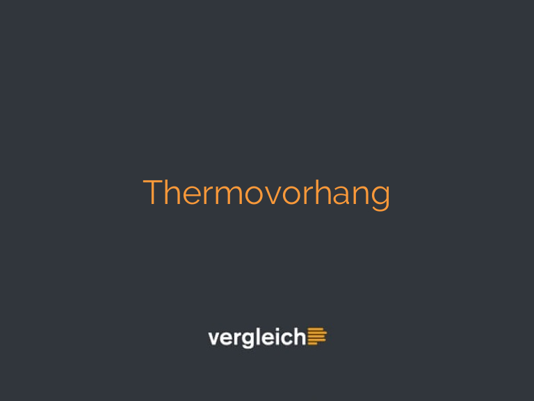 Thermovorhang