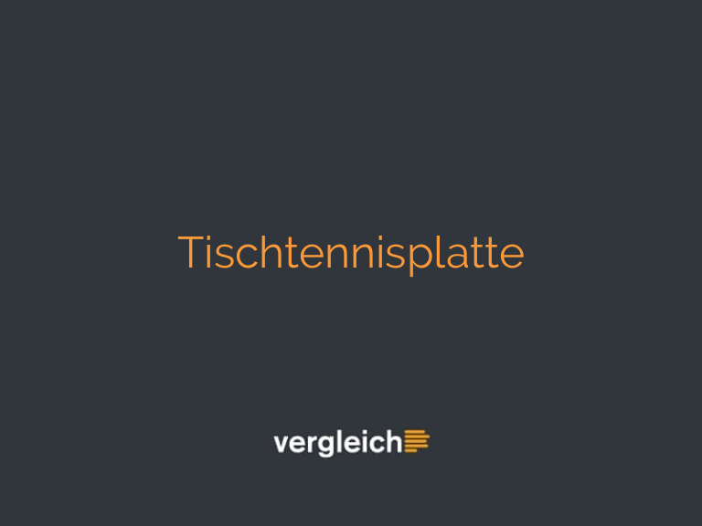 Tischtennisplatte