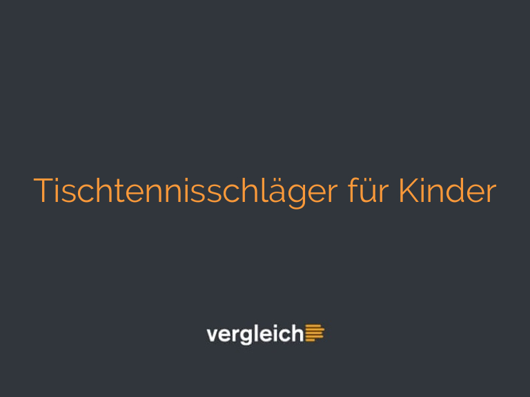 Tischtennisschläger für Kinder