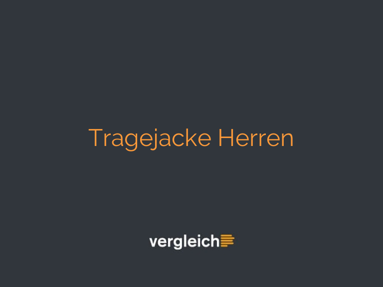 Tragejacke Herren