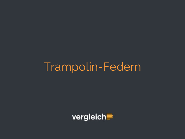 Trampolin-Federn