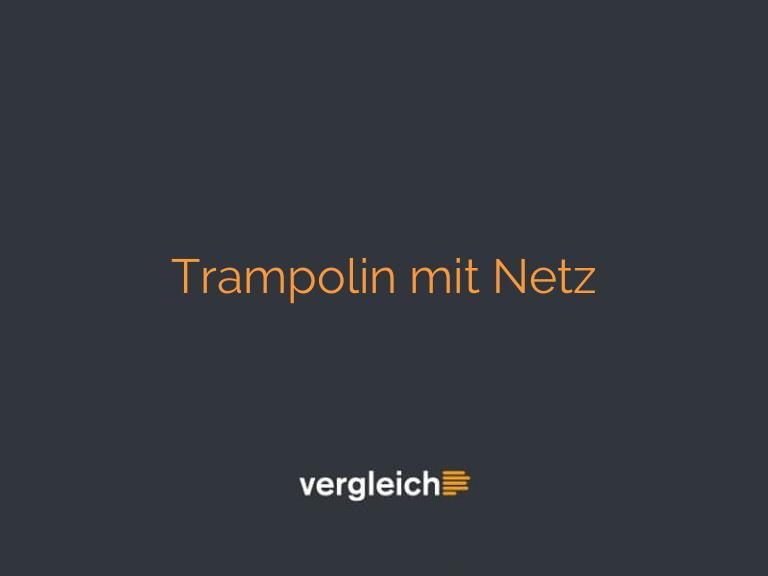 Trampolin mit Netz