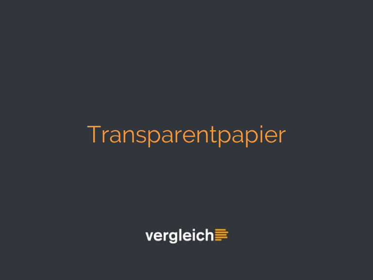 Transparentpapier