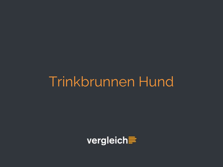 Trinkbrunnen Hund