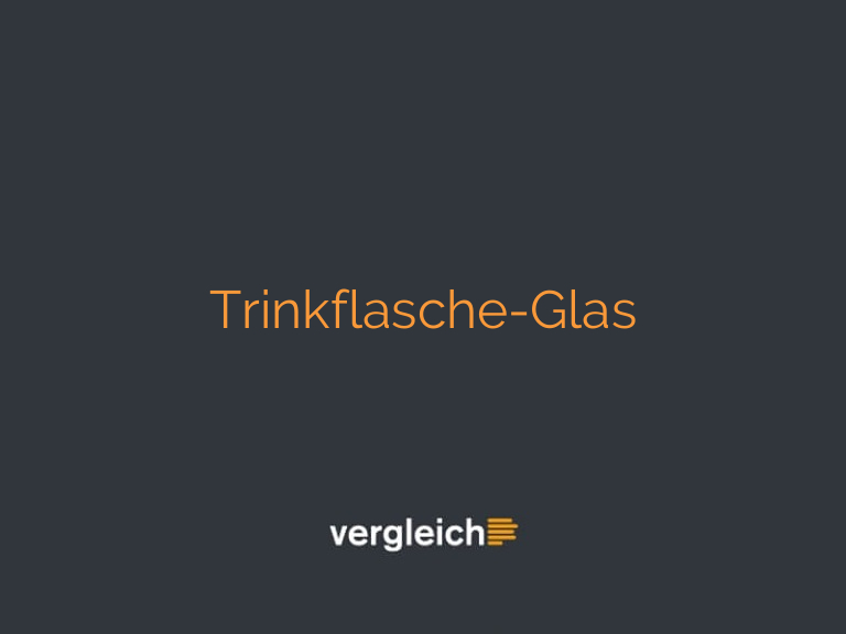 Trinkflasche-Glas
