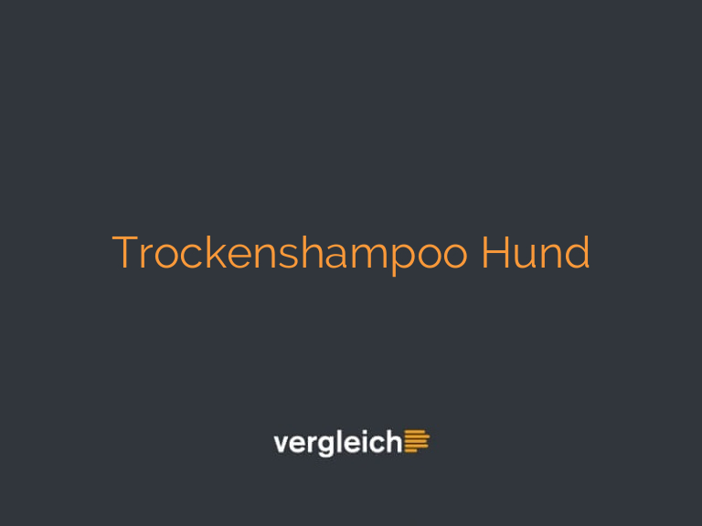 Trockenshampoo Hund