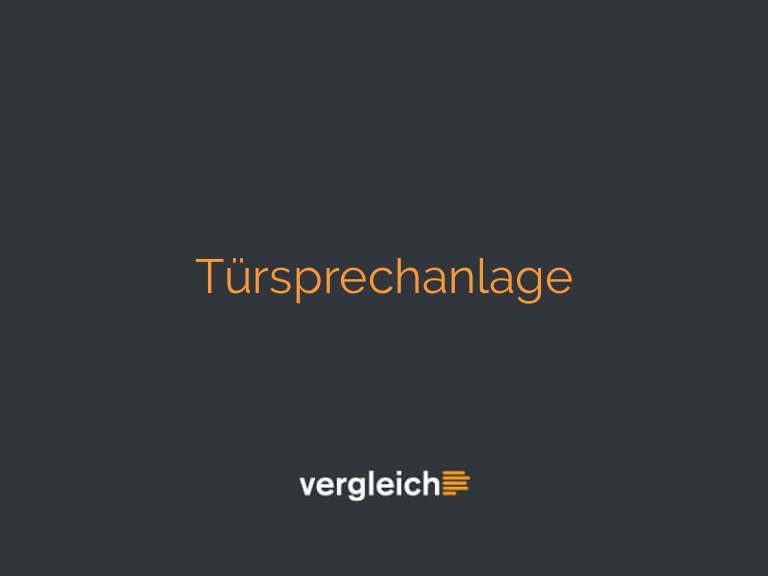 Türsprechanlage
