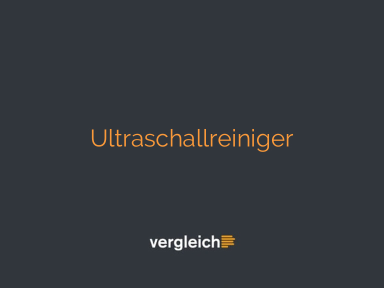 Ultraschallreiniger