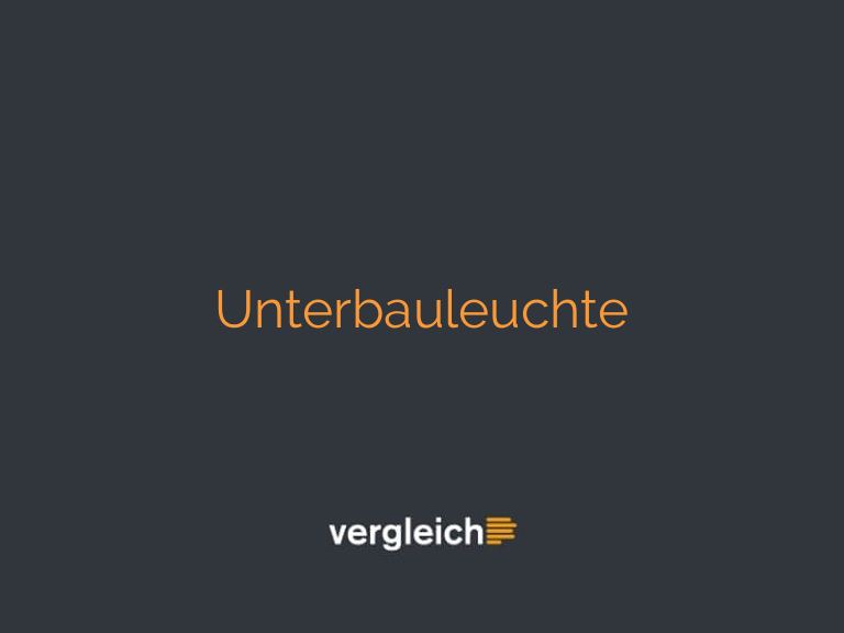 Unterbauleuchte