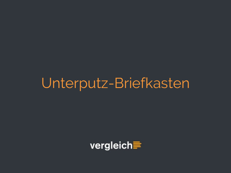 Unterputz-Briefkasten