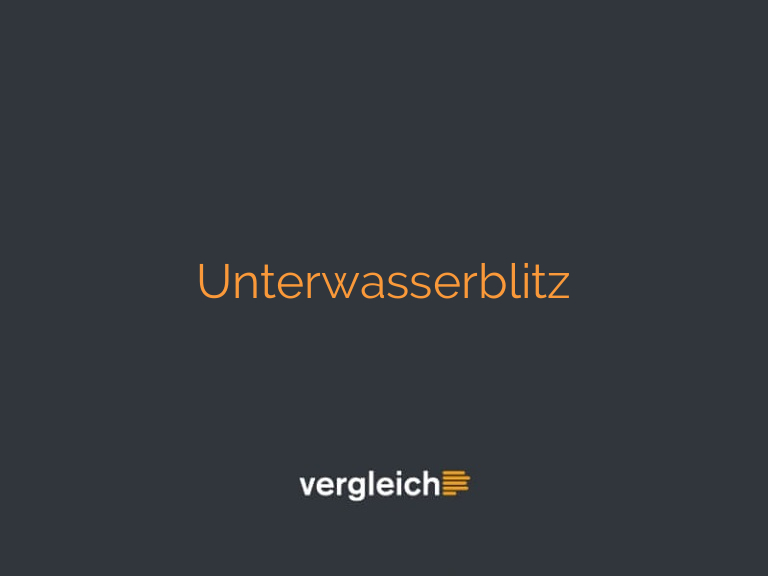 Unterwasserblitz
