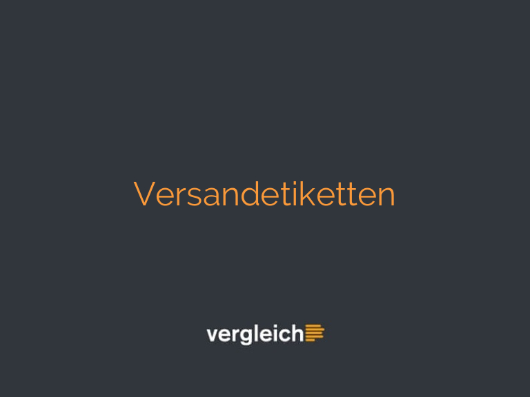 Versandetiketten