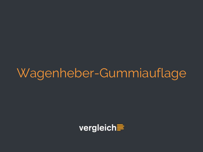 Wagenheber-Gummiauflage